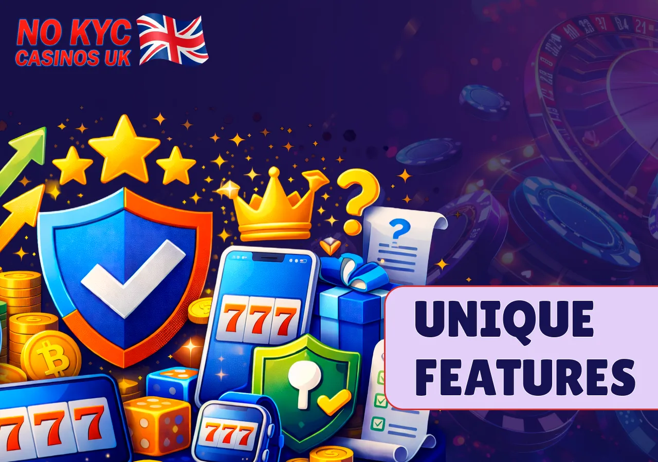 Key casino features important for players in the United Kingdom.
